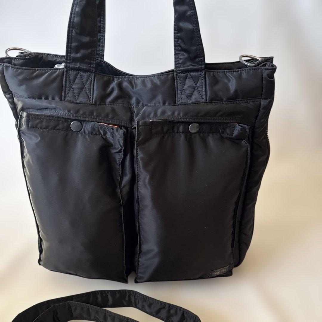 PORTER ポーター タンカー トートバッグ ブラック 2way ショルダー