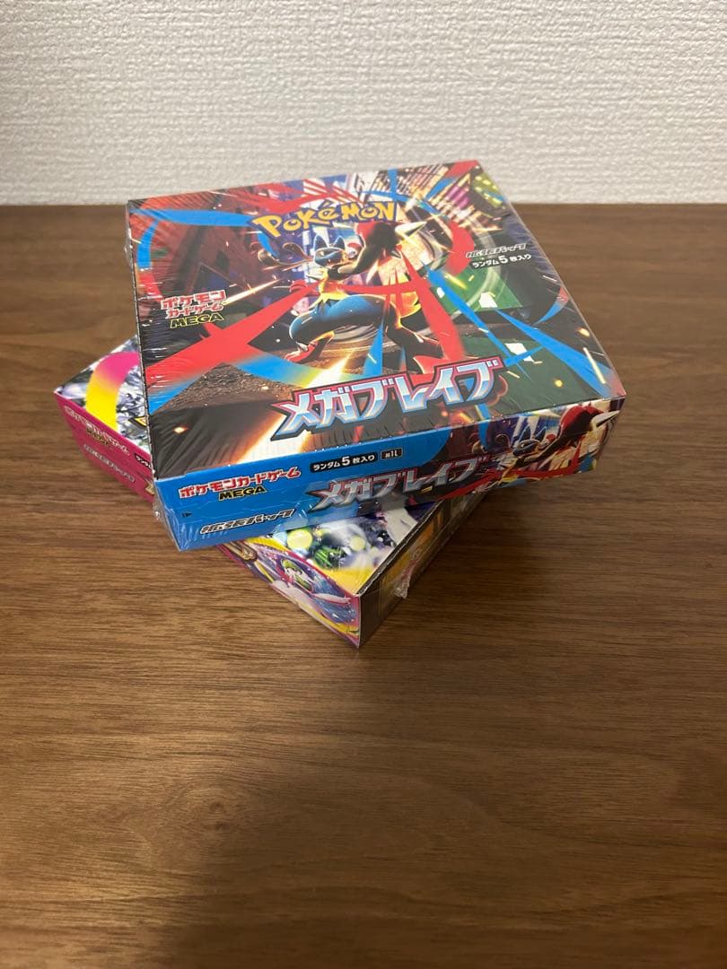 メガブレイブ、メガシンフォニア各1BOXシュリンク付き