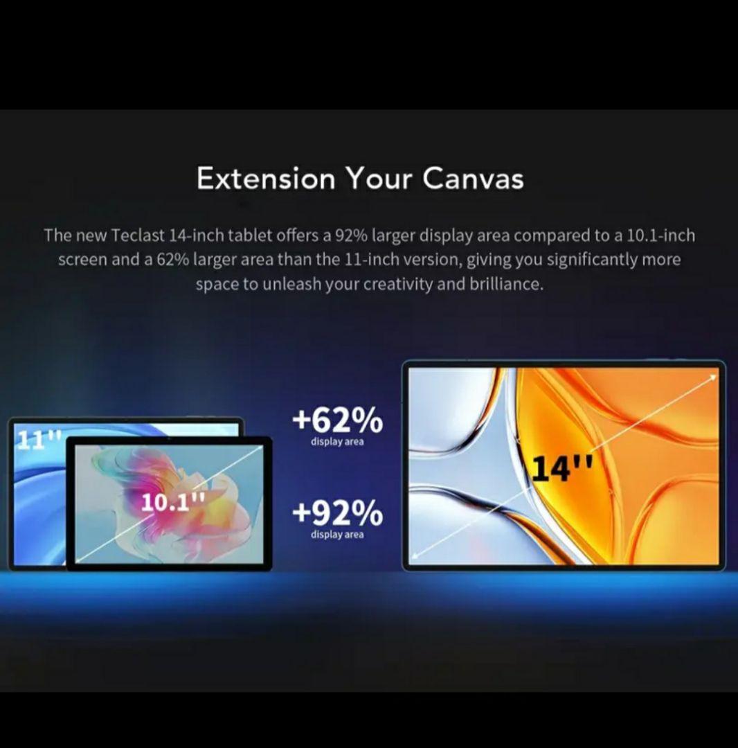 Teclast 14インチ Androidタブレット ケース付き