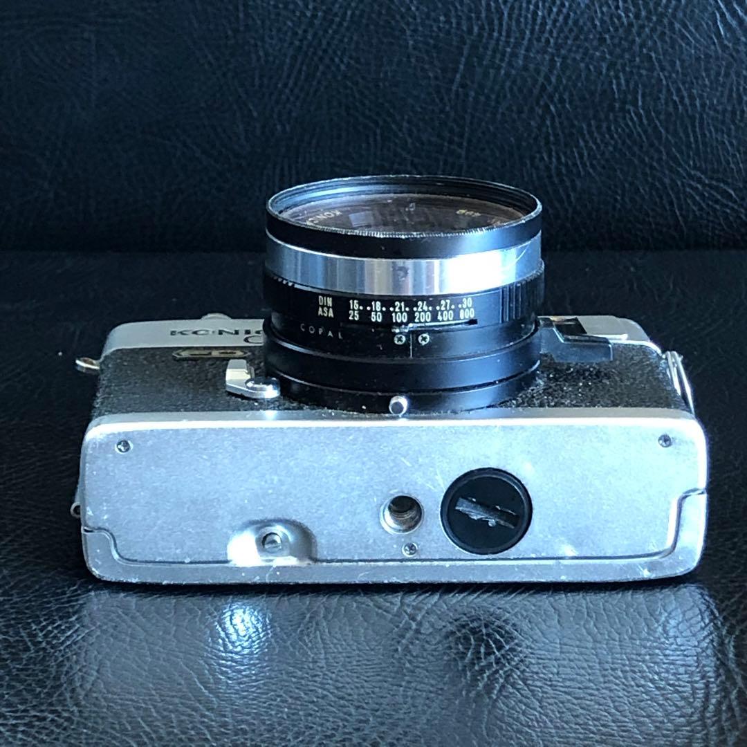 カバー付き　コニカC35FD ヘキサノン38mmF1.8 フィルムカメラ