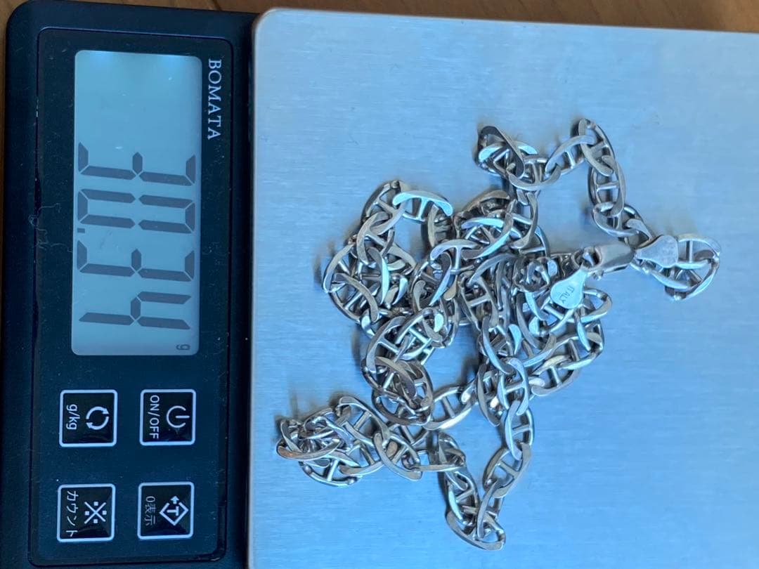 シルバー925 ロングネックレス