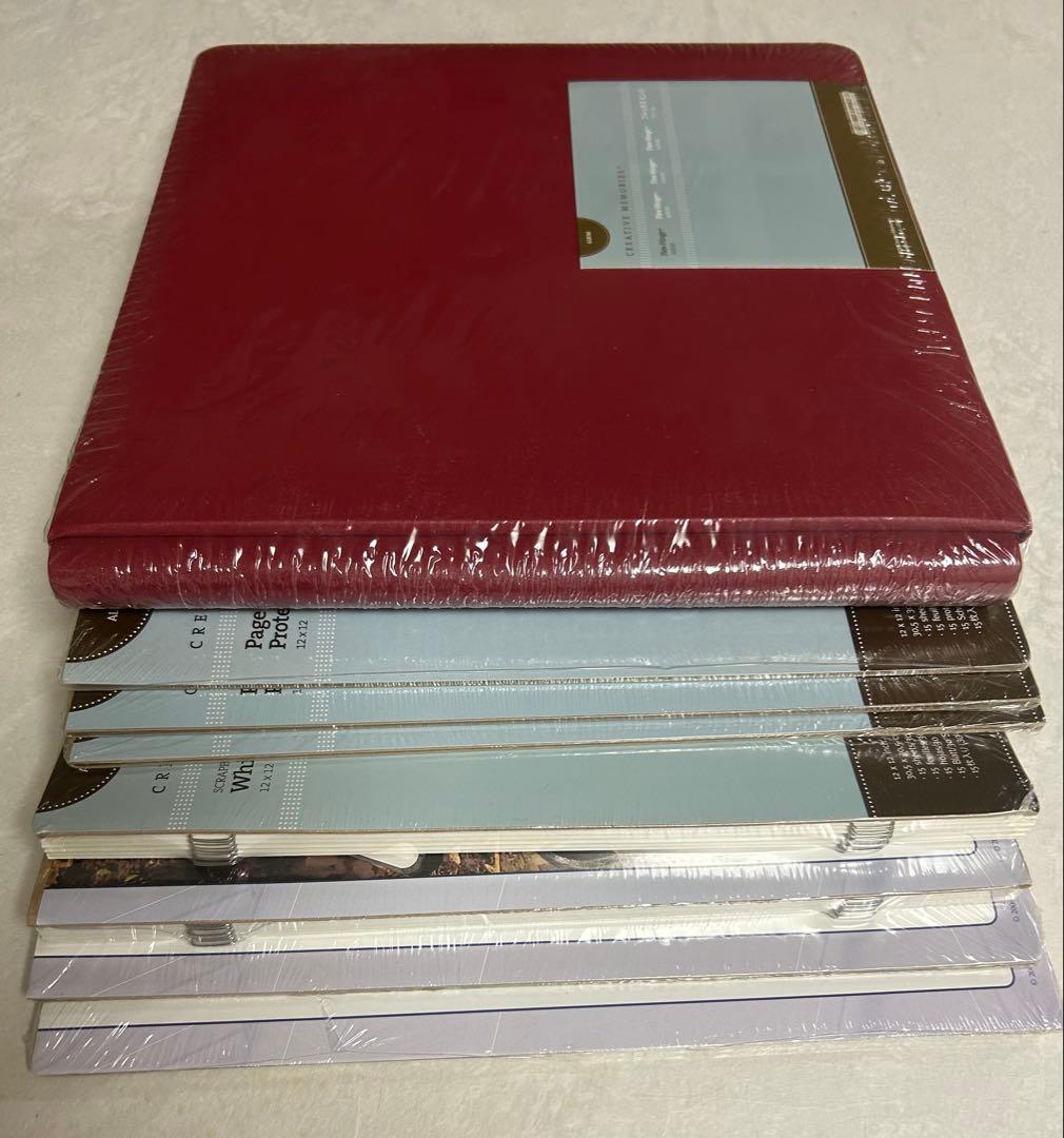 クリエイティブメモリーズ8点　アルバム　台紙　台紙カバー（15+1シート）