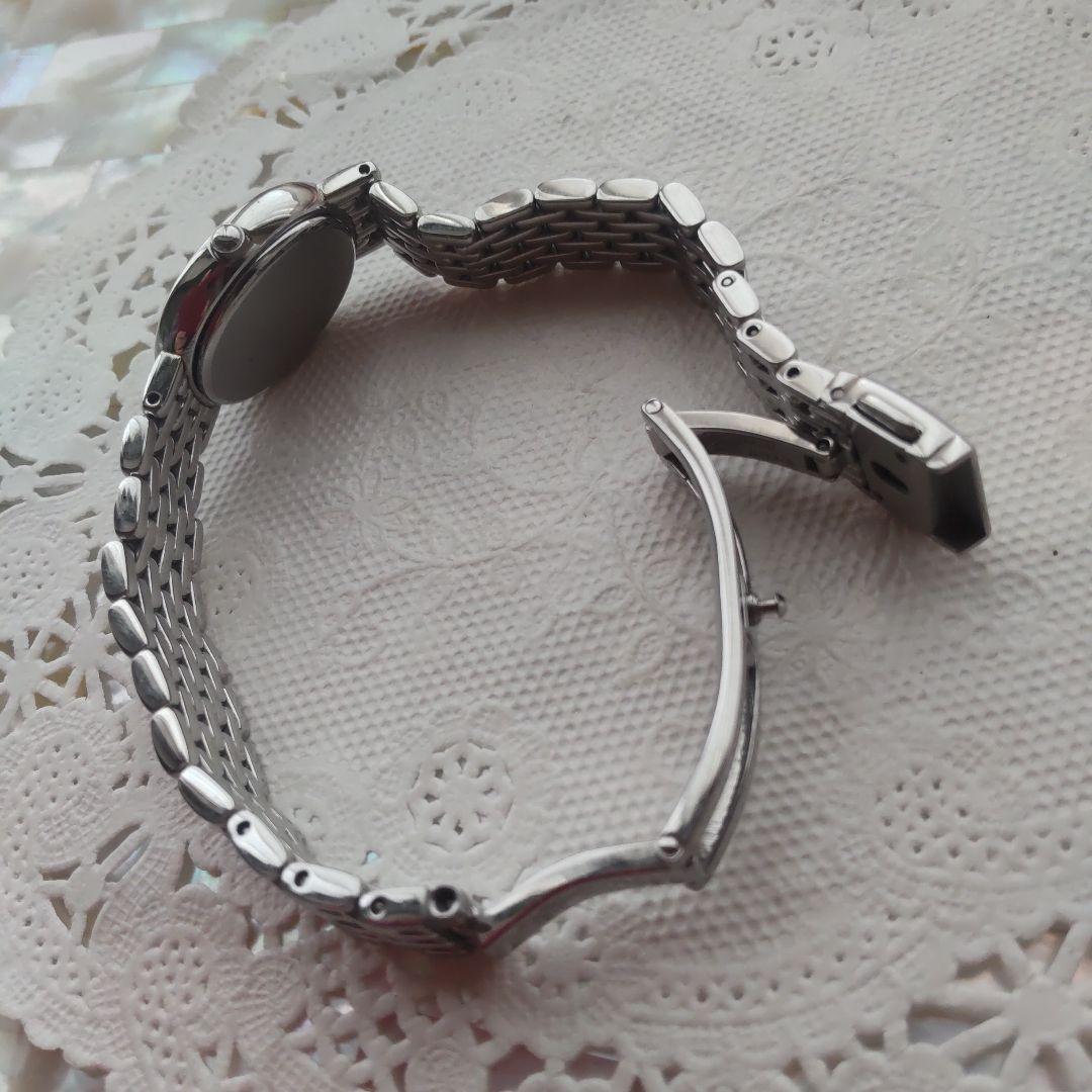 【専用です】クレドール◇オーバル型 腕時計 シルバーシェル28Pダイヤモンド