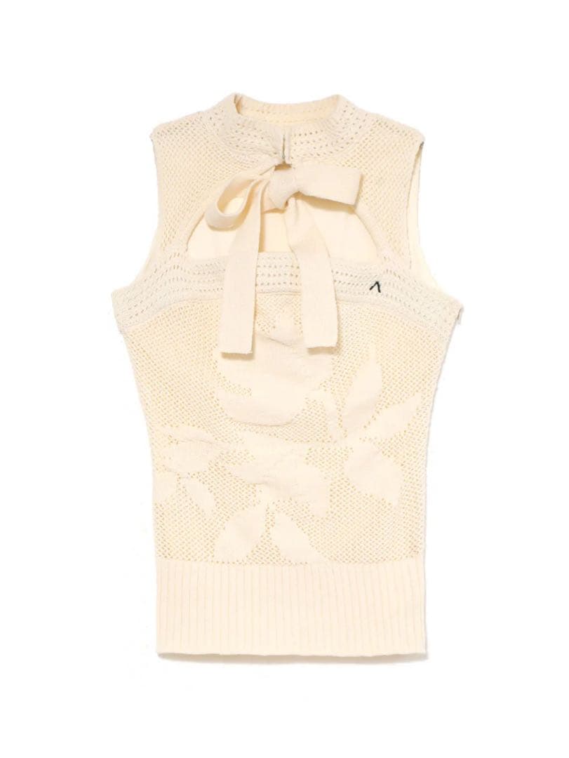 ANDMARY♡ Violet ribbon tops新品未使用タグ付き