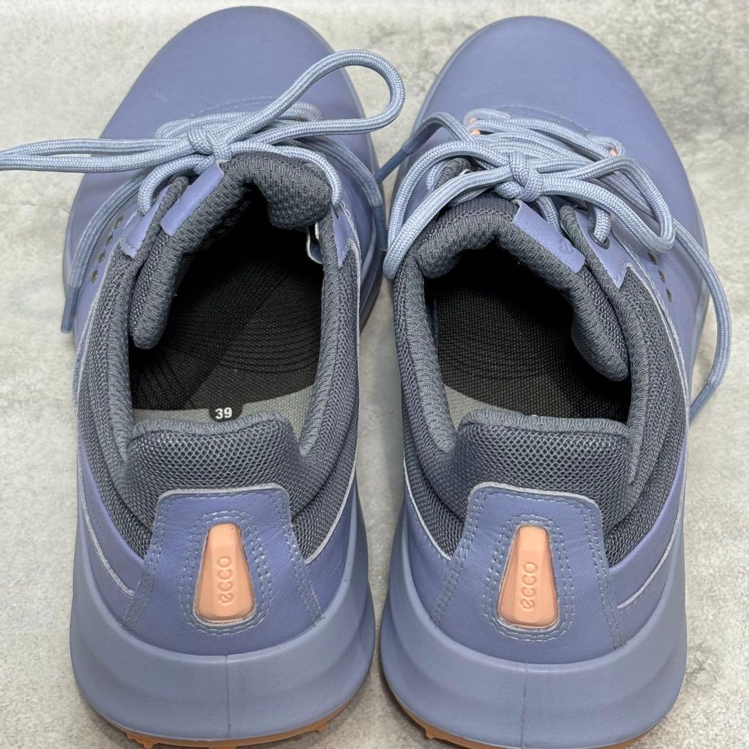 【新品】ECCO GOLF ラベンダー ゴルフシューズ スパイク 24.5cm