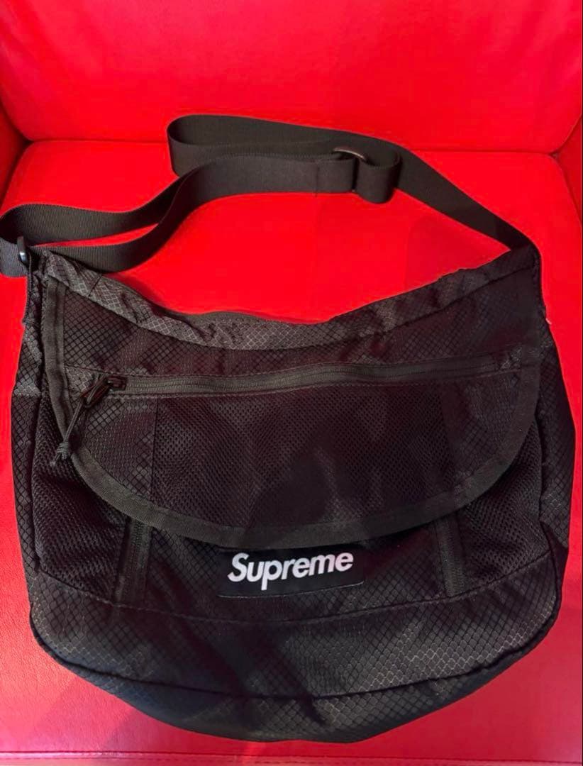22SS Supreme small messenger bag ブラック