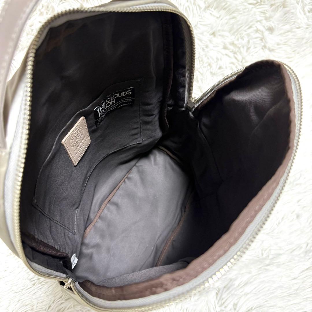 美品 ラシット クラウズナイロン リュックサック グレー バックパック トート