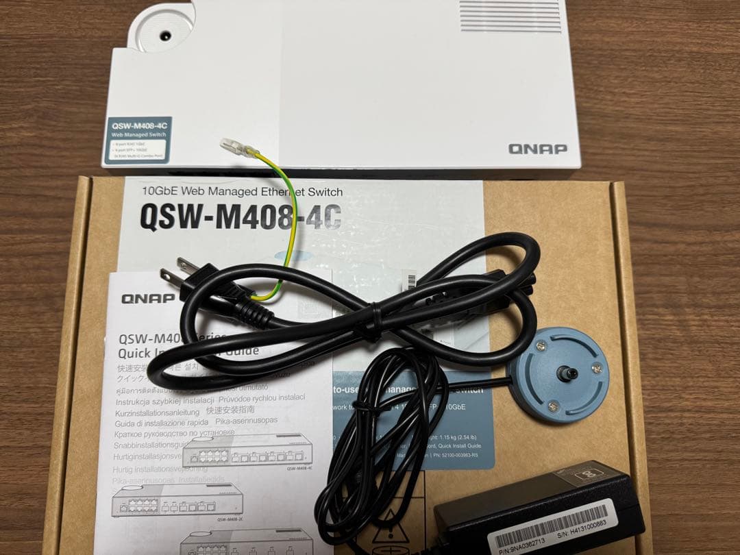 【値下げ】QNAP 10GbE L2 マネージドスイッチ QSW-M408-4C