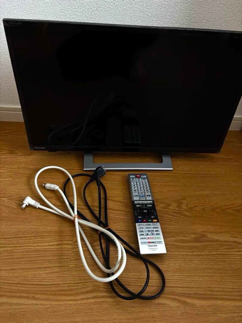 東芝 24V型 液晶テレビ 24V34 REGZAスマートテレビ 動画アプリ搭載