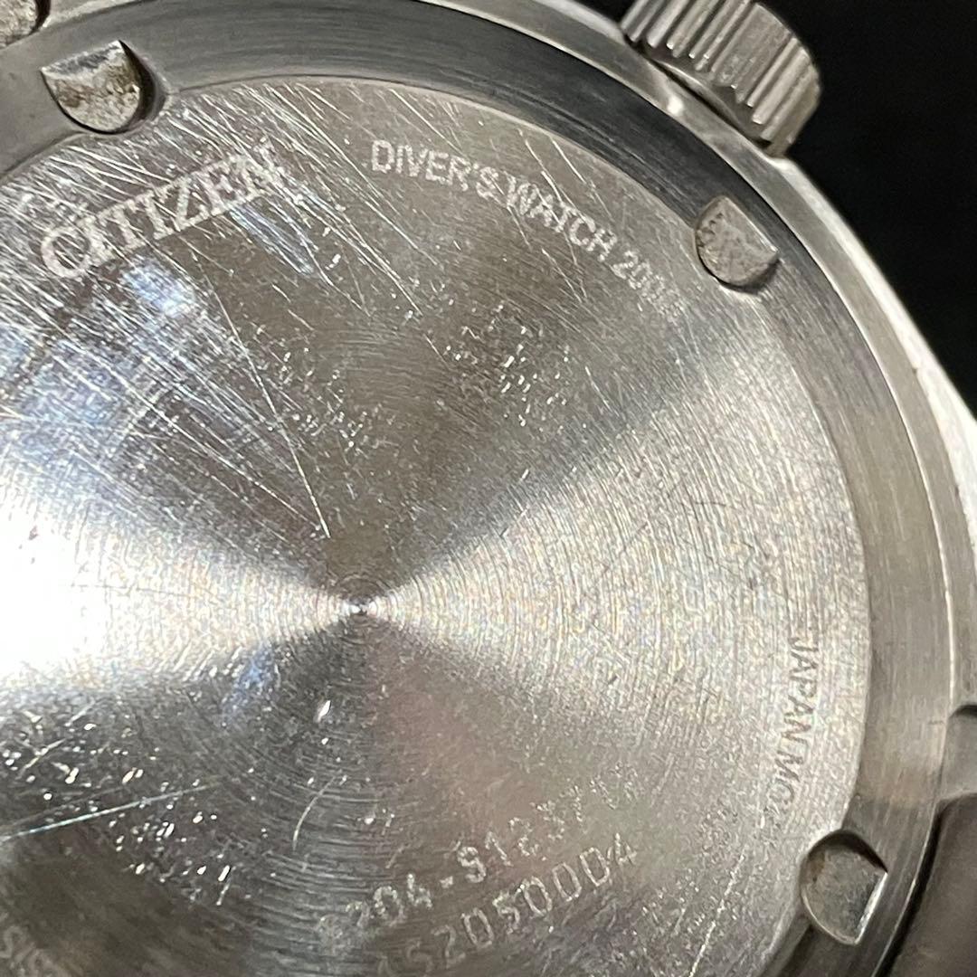 【美品・稼働品】CITIZEN 自動巻き ダイバーズ200m 箱付