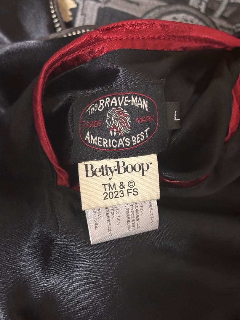 The BRAVE-MAN×Betty Boop スカジャン Lサイズ