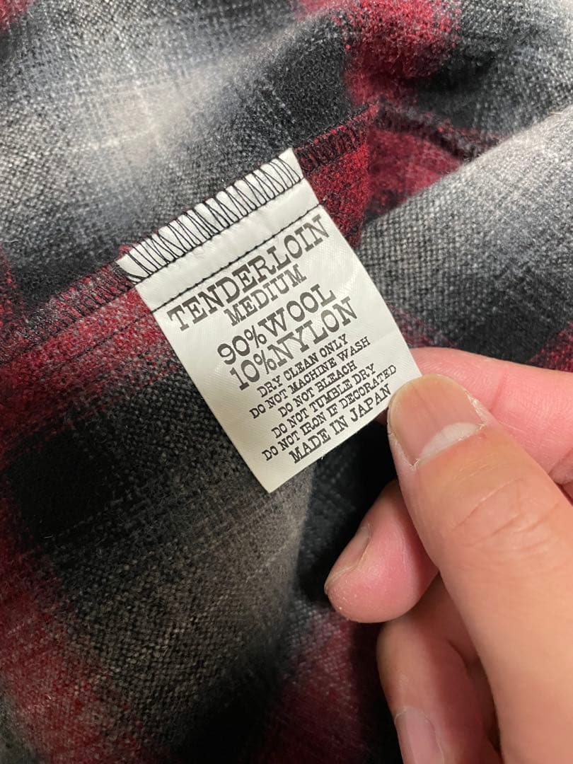 テンダーロイン tenderloin wool sht 　ウールシャツ