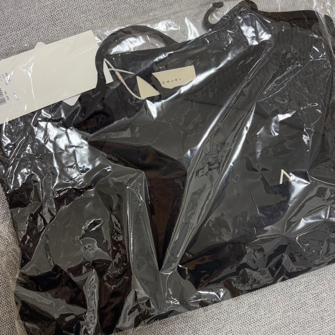 トップス Roy ribbon tops Black andmary