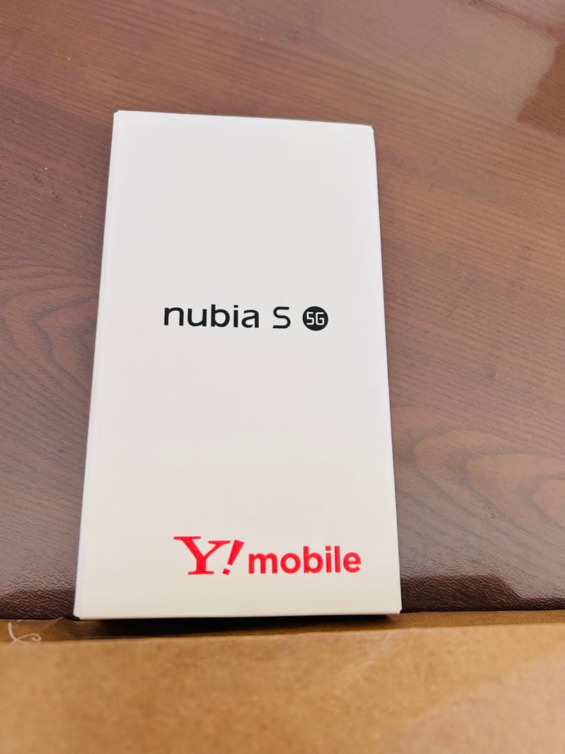 【新品未使用品】　スマホnubia S 5G ZESCK2