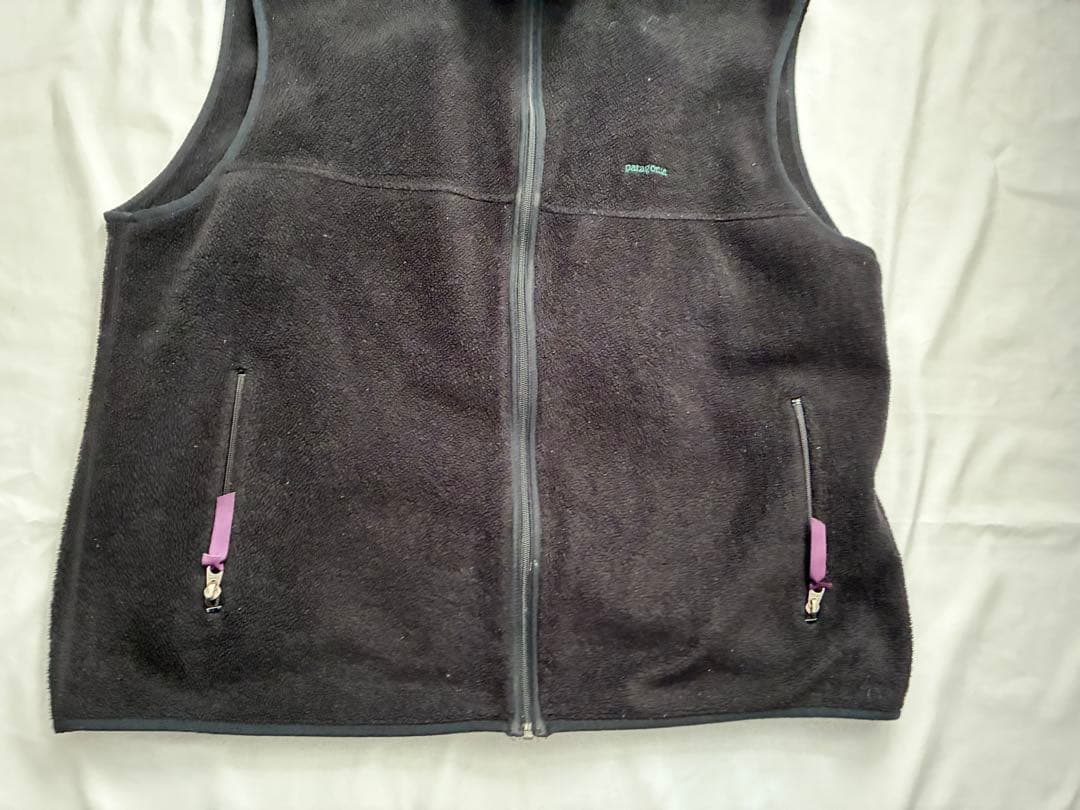 patagonia シンチラベスト　USA製　フリースベスト XXL ブラック