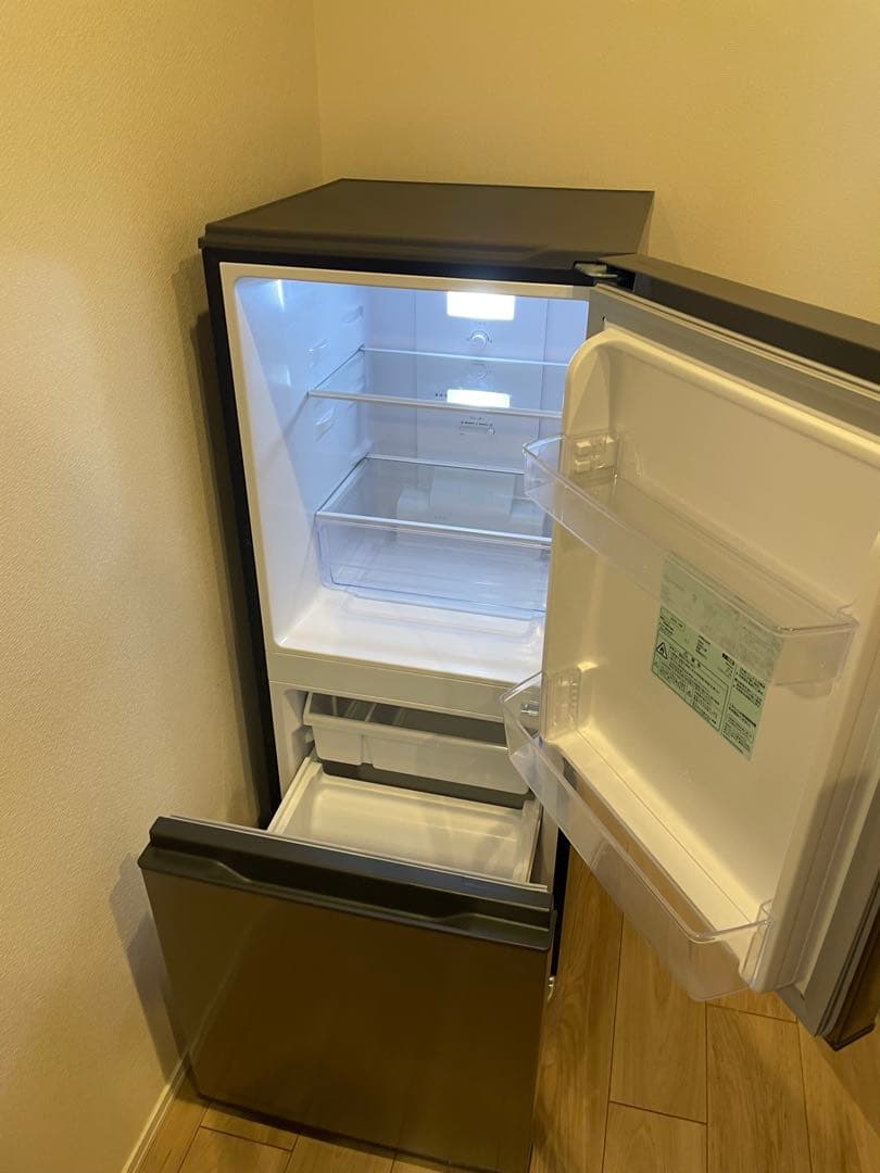 2023年製135L AQUA AQR-14N冷凍冷蔵庫 右開き 495mm幅