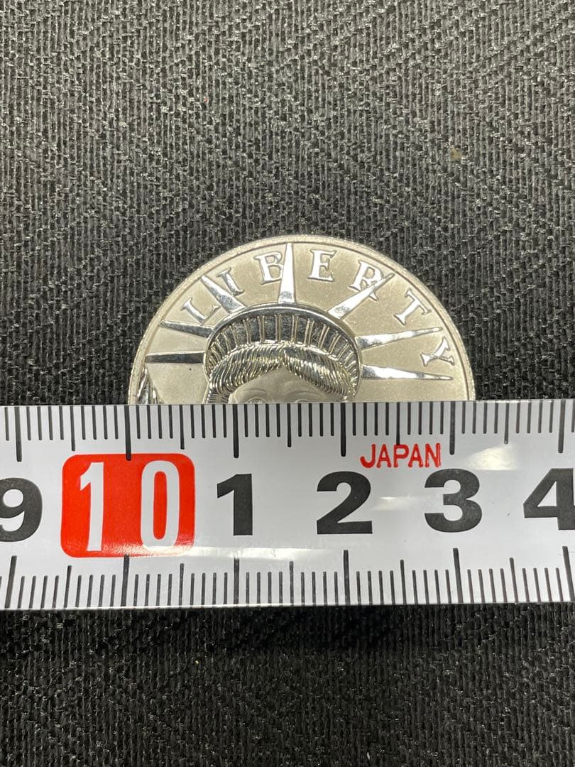 2001年　アメリカ 純プラチナ 自由の女神像 リバティ イーグル　