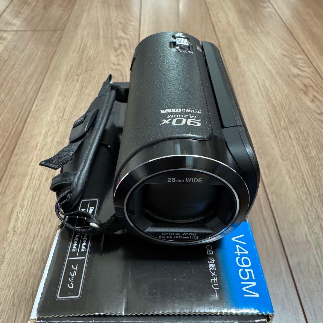 美品 Panasonic HC-V495M ビデオカメラ