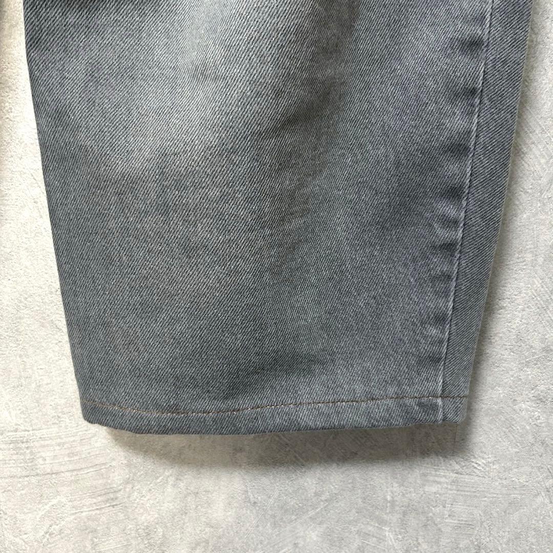 美品 &RC Curensology ユーズドカーヴィーデニムパンツ グレー