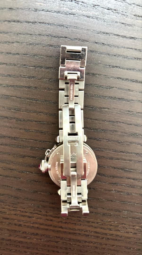 【美品・OH済、電池交換済】カルティエ ミスパシャ ピンク文字盤