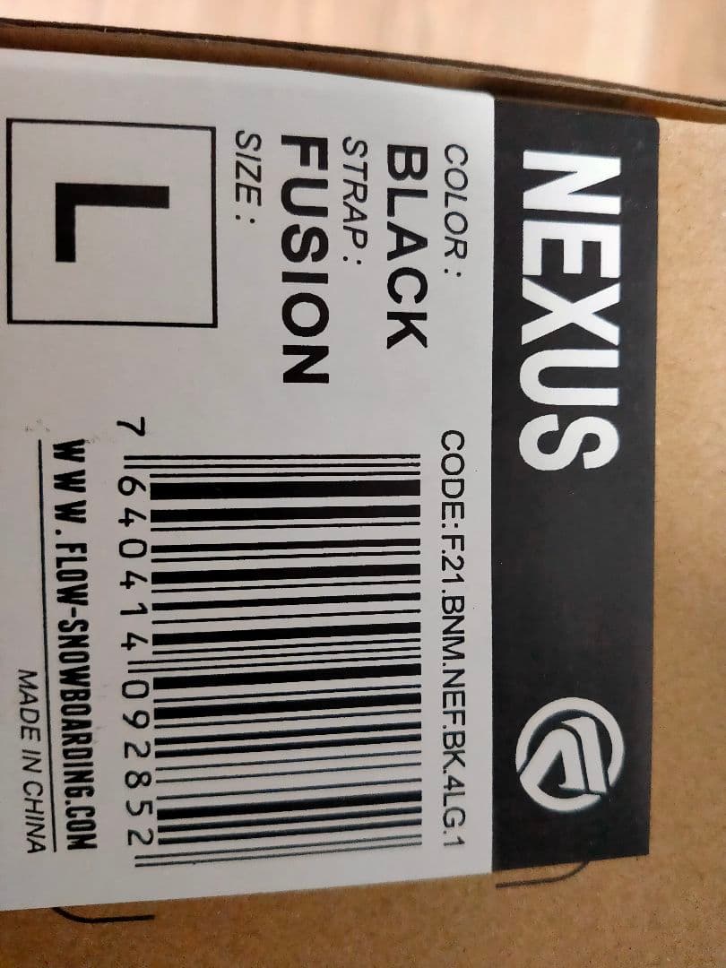 未使用品　FLOW NEXUS ブラック Lサイズ