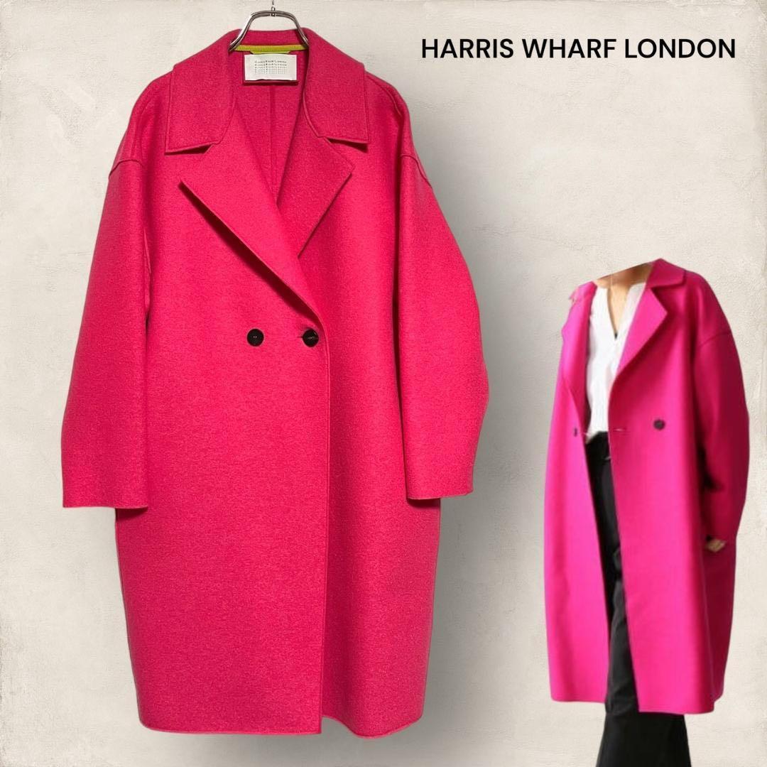 ハリスワーフロンドン HARRIS WHARF LONDON ピンク コート