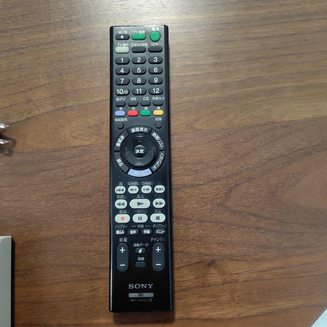 SONY ブルーレイレコーダー　BDZ-ZW500