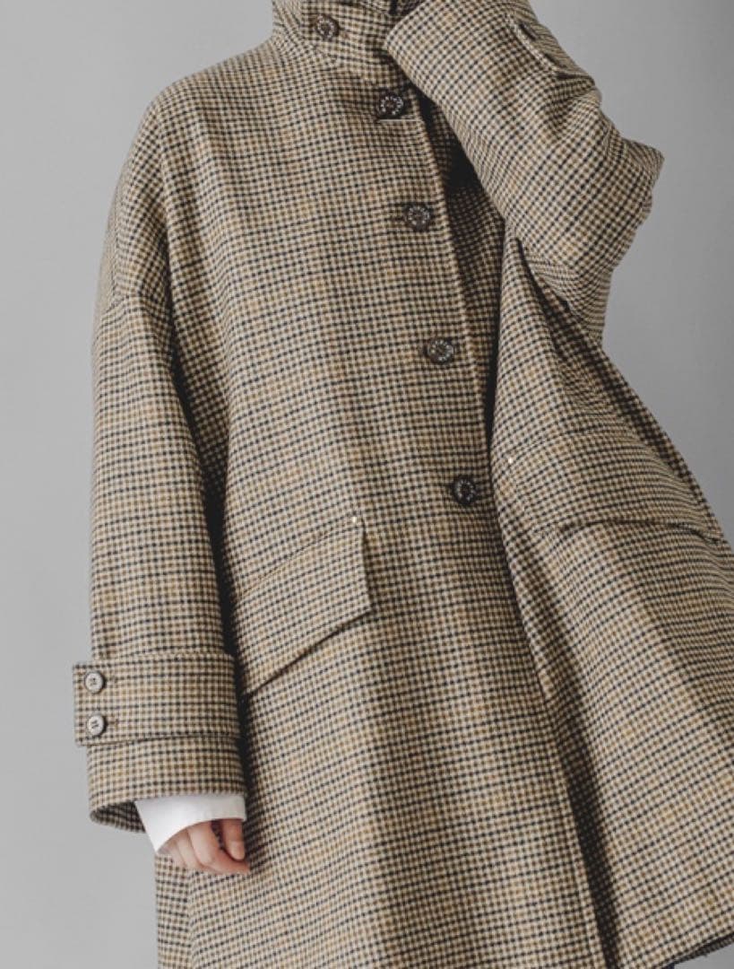 新品　マッキントッシュ　ニューハンビー　ロング　ブラウンチェック　8