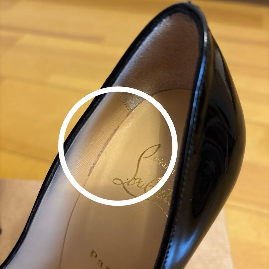 クリスチャンルブタン　黒　ハイヒール　37