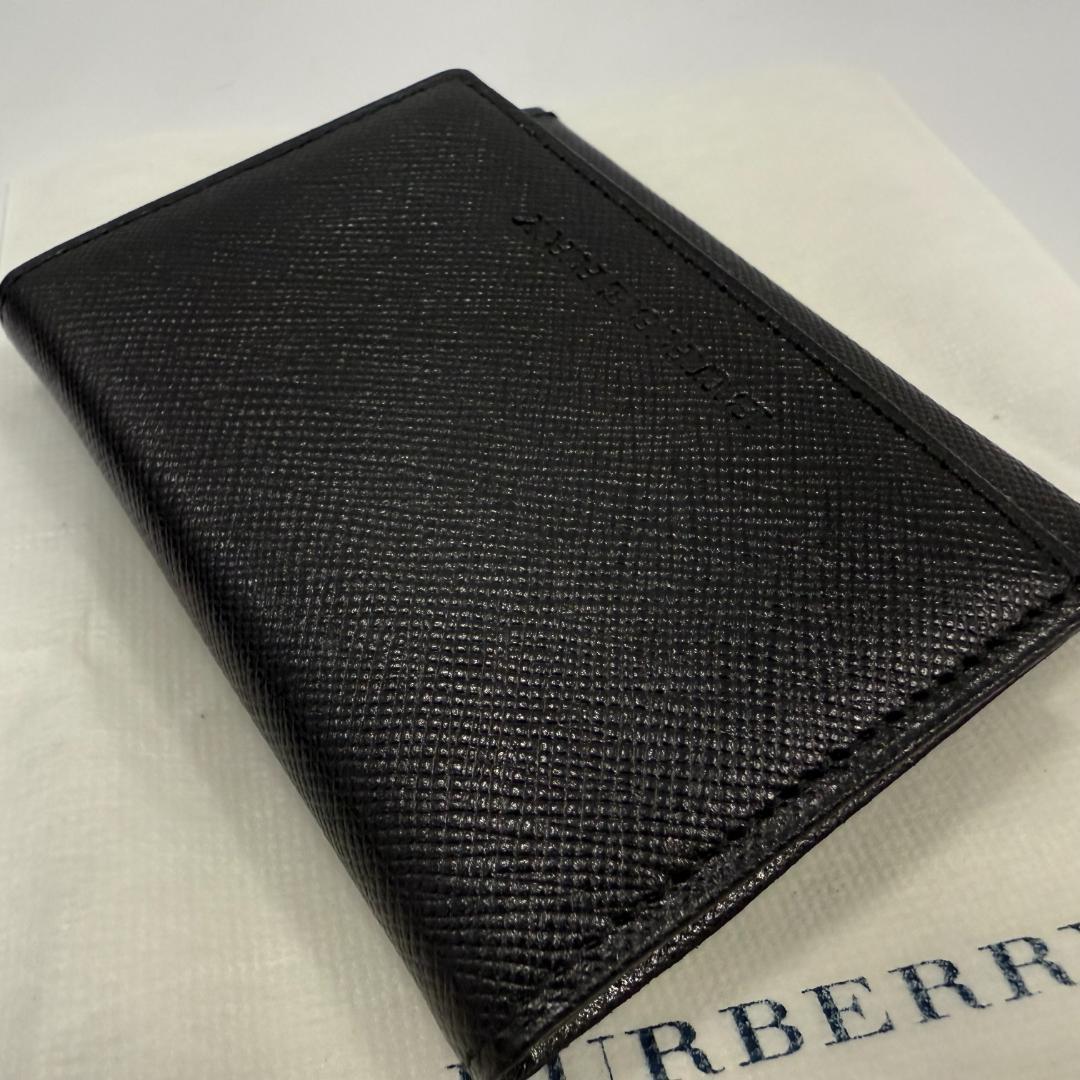 BURBERRY ブラック レザー ケース　　小銭入れ