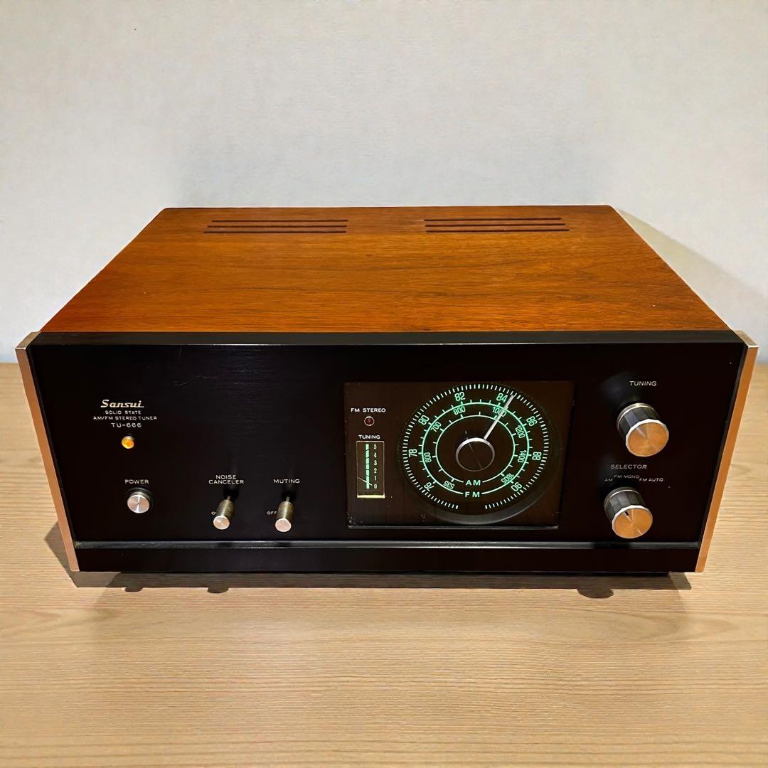 稀少❣️動作品✨Sansui サンスイ TU-666 AM/FMステレオチューナー
