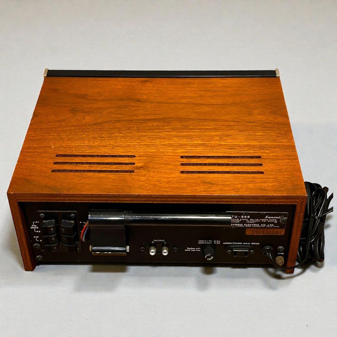 稀少❣️動作品✨Sansui サンスイ TU-666 AM/FMステレオチューナー
