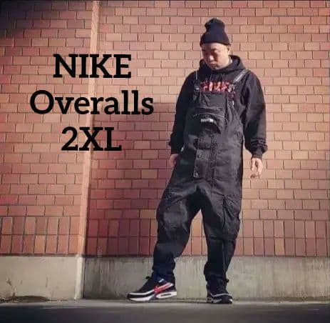 2XL ナイキ NIKE オーバーオール サロペット ブラック