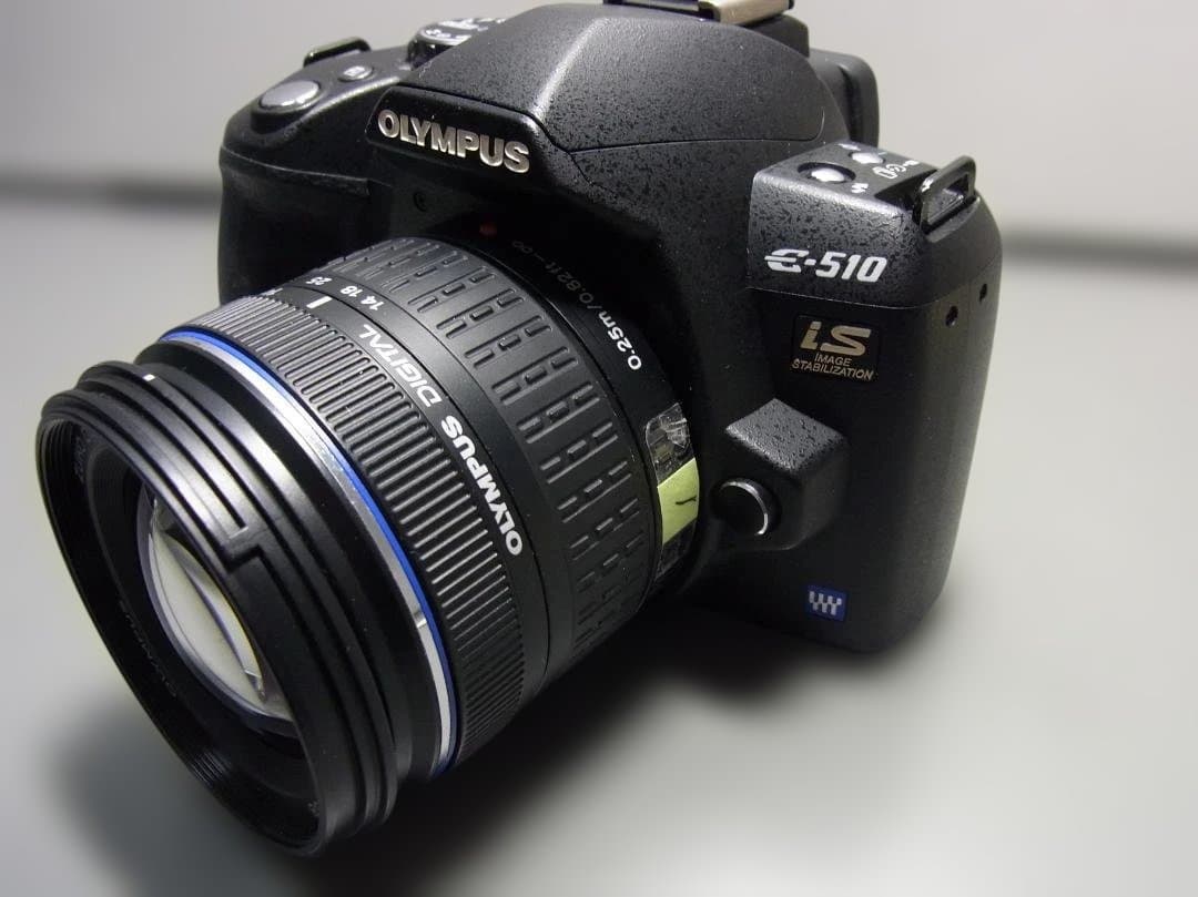 066　オリンパス E-510 カメラAF　電池　メモリーカード付　送料込み