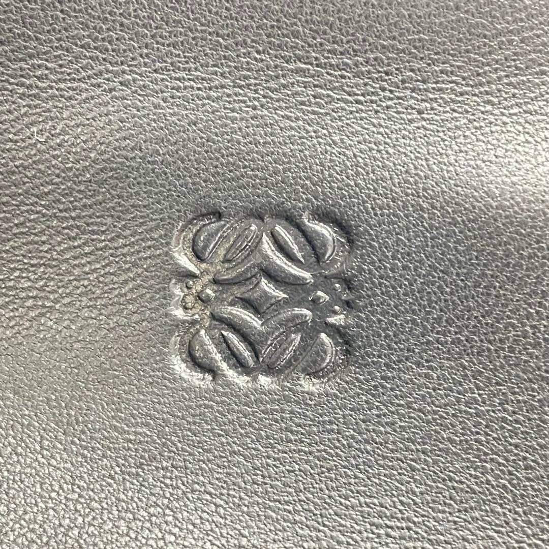 904 LOEWE ロエベ ケース 小銭入れ ブラック レザー アナグラム