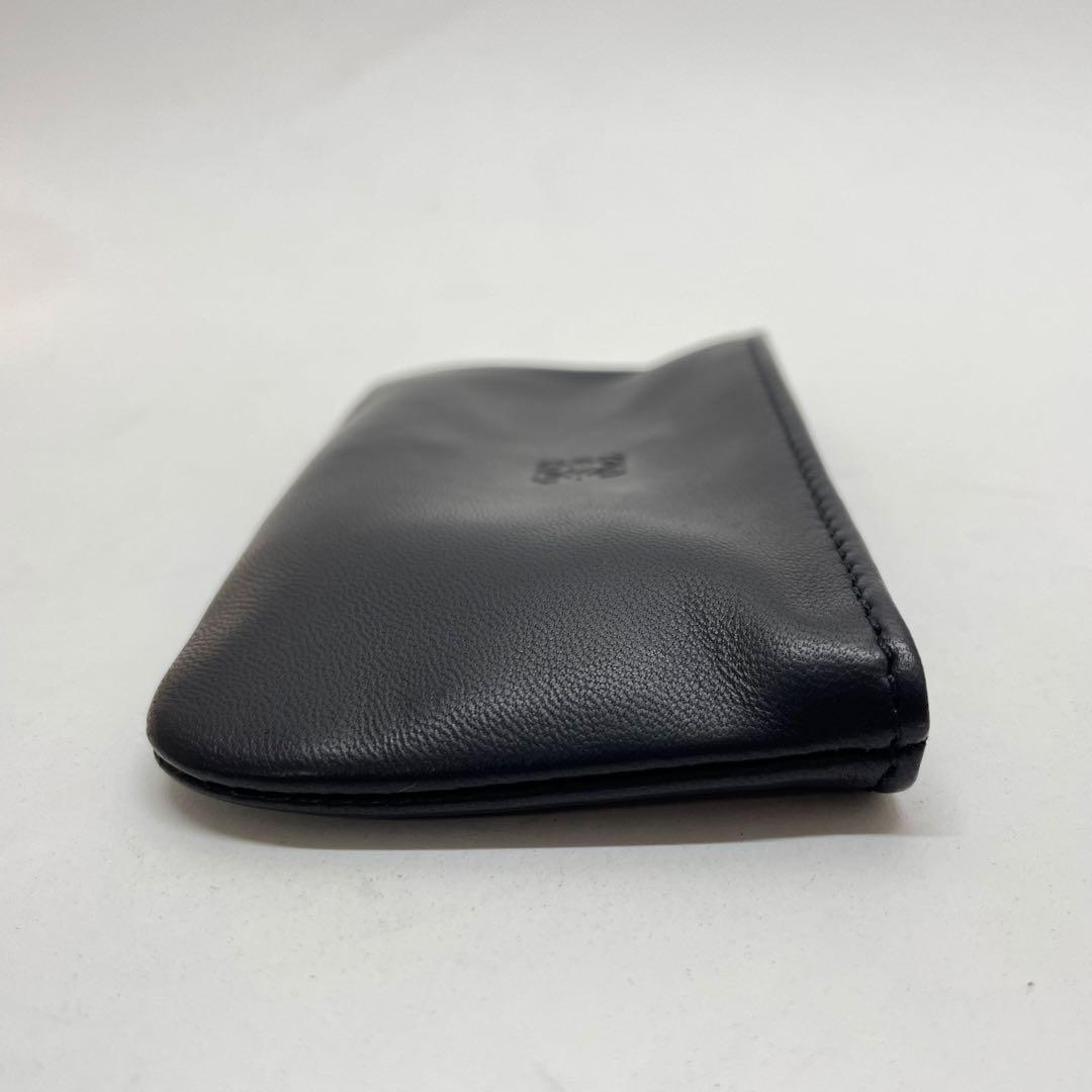 904 LOEWE ロエベ ケース 小銭入れ ブラック レザー アナグラム