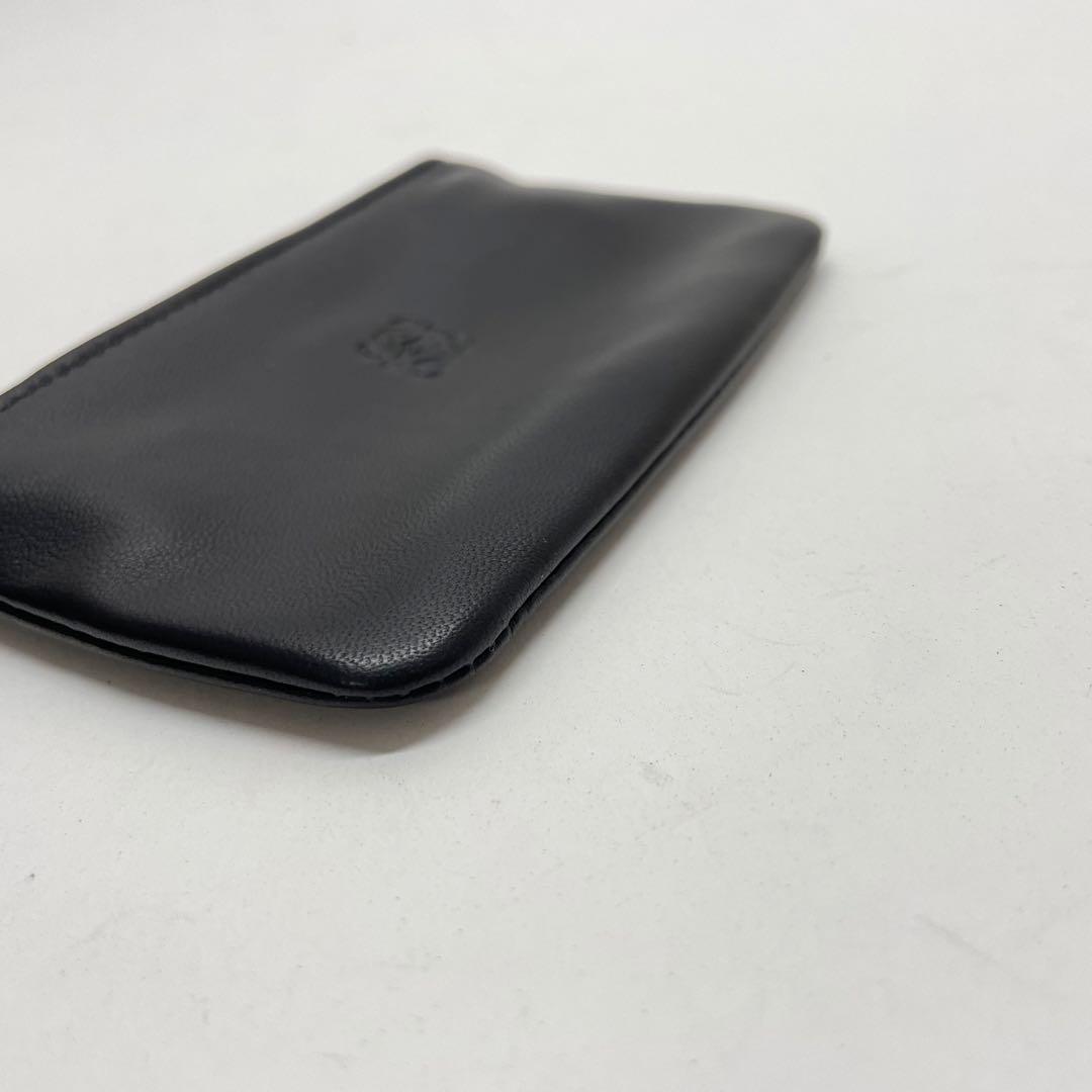 904 LOEWE ロエベ ケース 小銭入れ ブラック レザー アナグラム