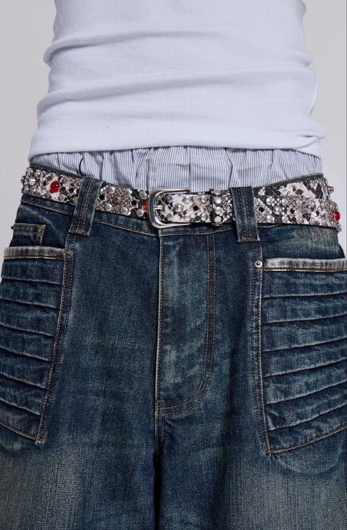 【新品】 JADED LONDON Mamba ベルト ブラック