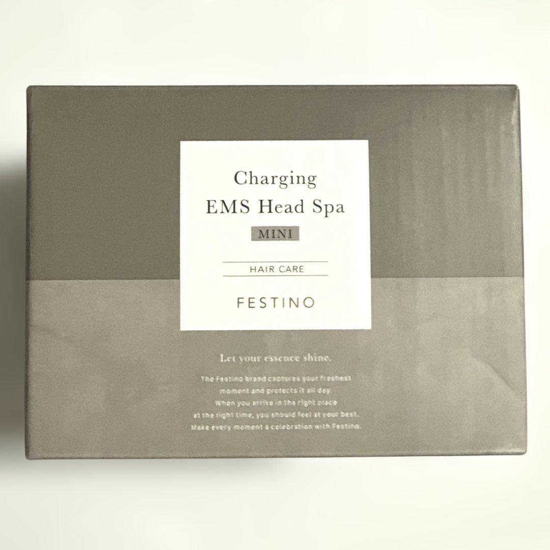 未使用 フェスティノ 充電式 EMS ヘッドスパ ミニ