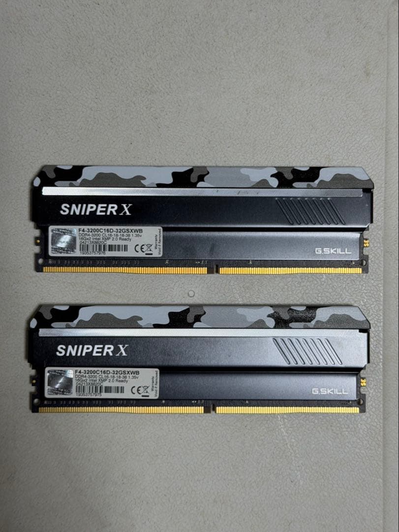 G.Skill DDR4-3200 32GB (16GB×2)