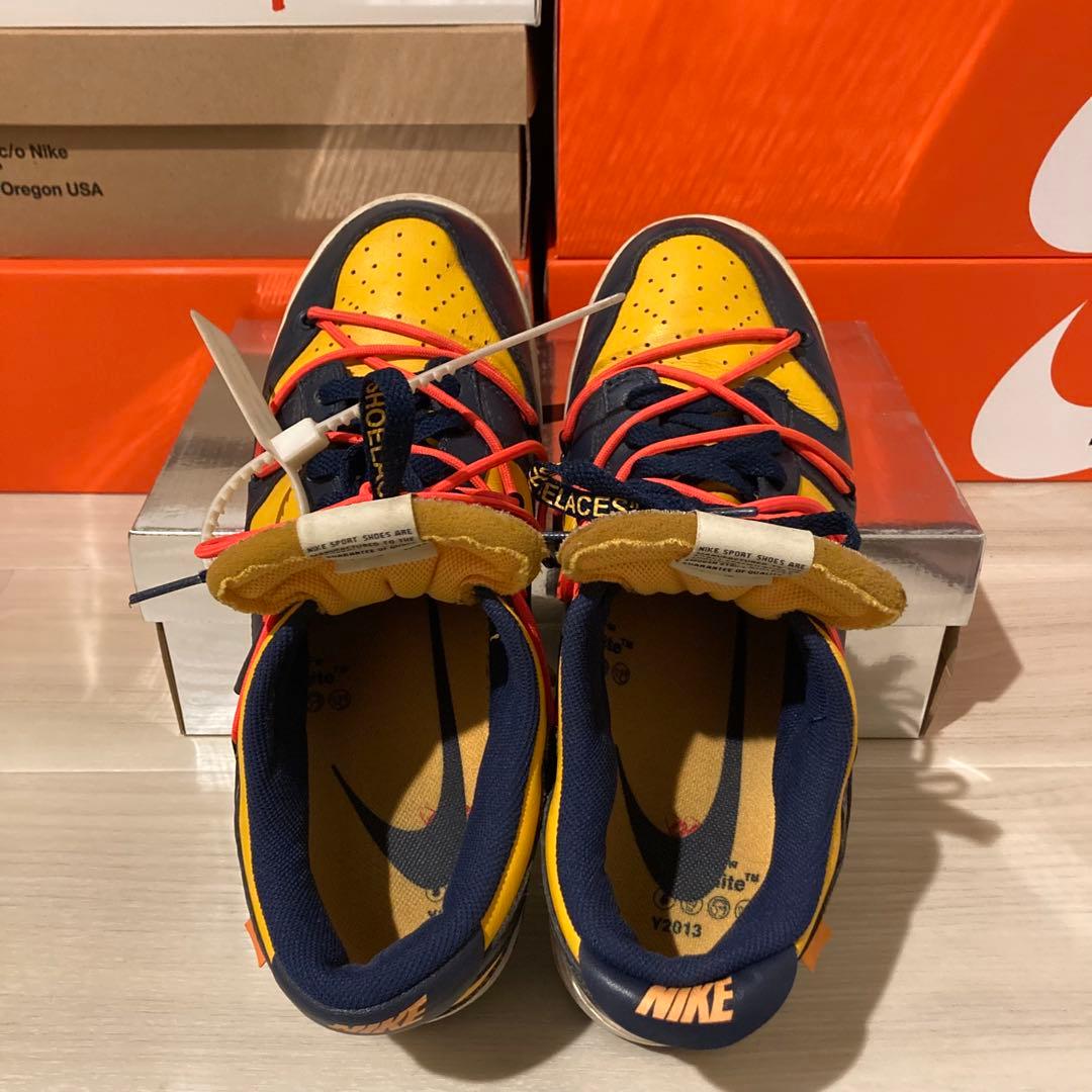 Off-White × Nike Dunk Low LTHR