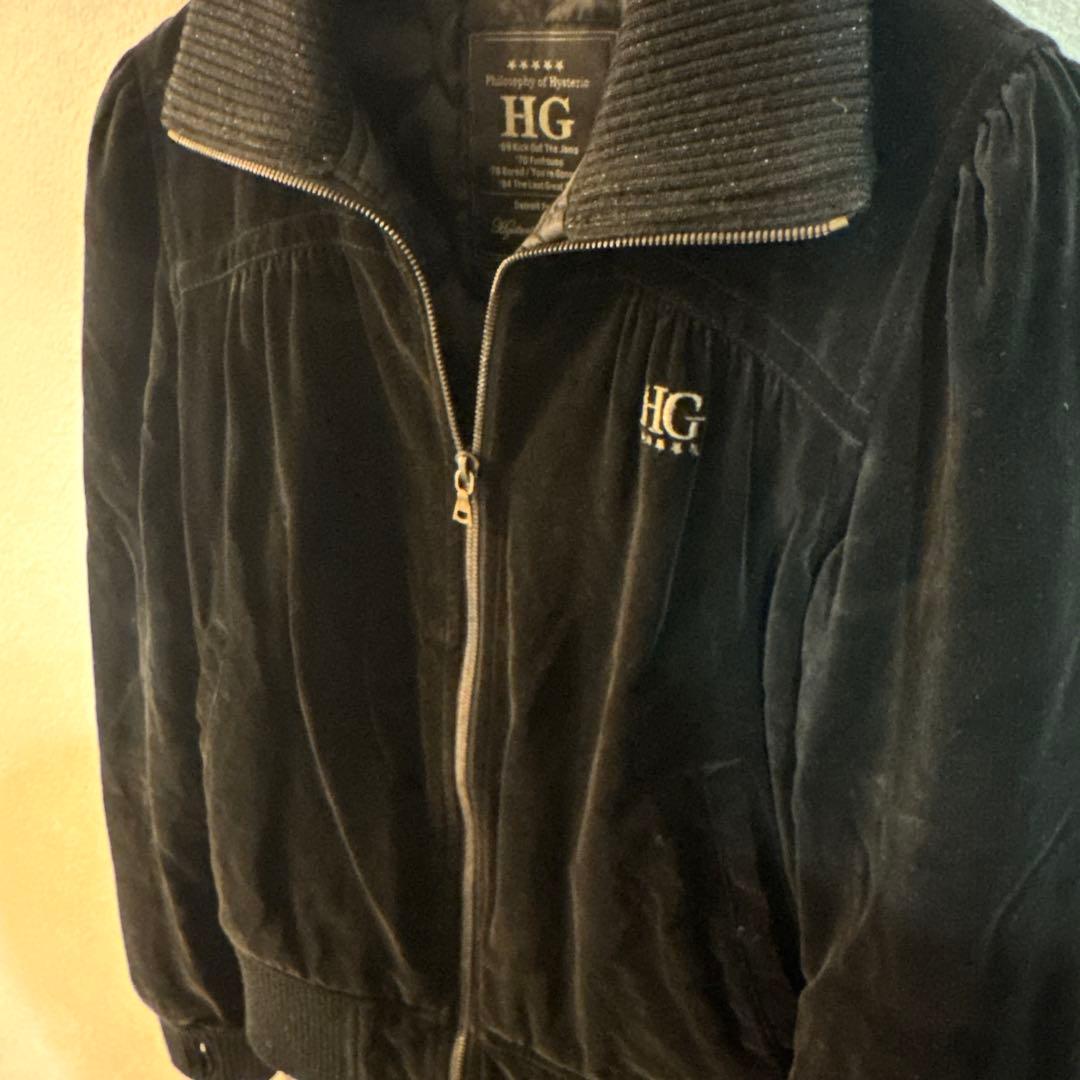 ヒステリックグラマー　スタジャン　刺繍　ブラック　サイズフリー　完売モデル