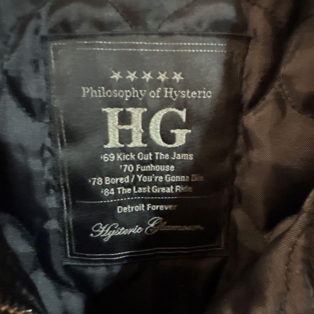 ヒステリックグラマー　スタジャン　刺繍　ブラック　サイズフリー　完売モデル