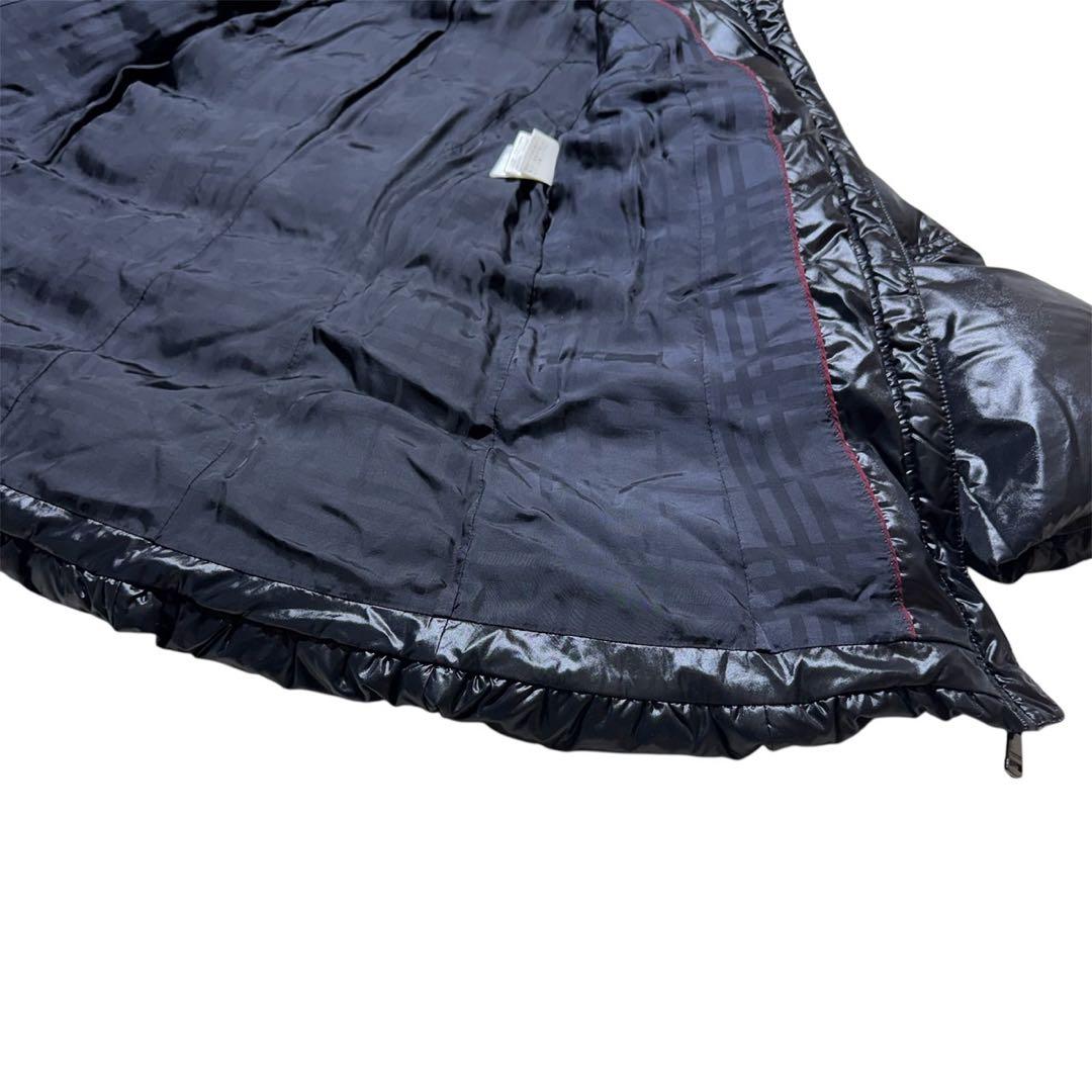 超希少・極美品✨BURBERRY ダウンコート Aライン 光沢 ブラック ノヴァ