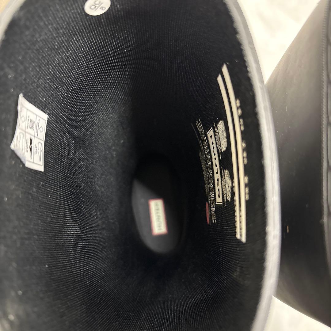 新品✨HUNTERハンター 長靴 　ロング　ブラック24cm UK5　箱付き