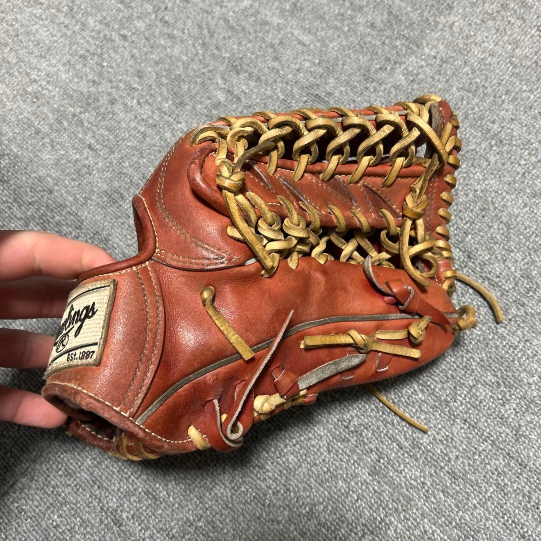 Rawlings 硬式野球グローブ 赤