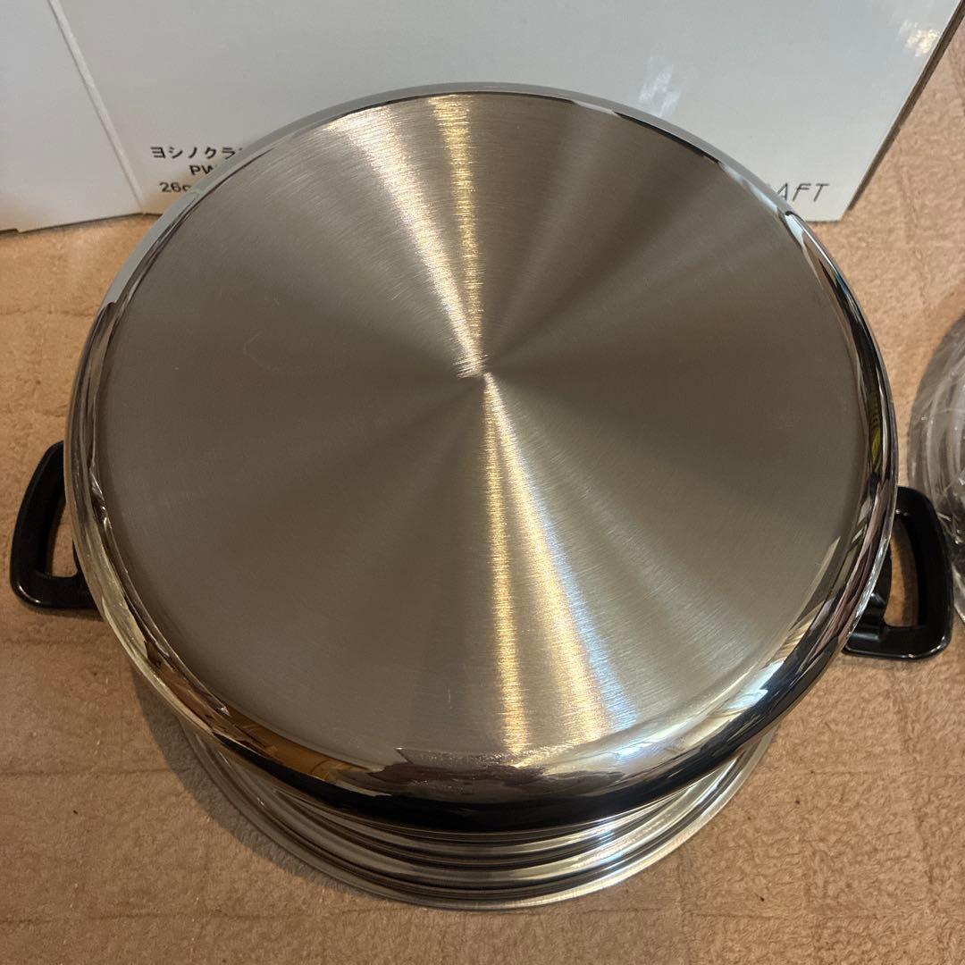 ヨシノクラフト　両手鍋　26cm 未使用保管品　pw-26