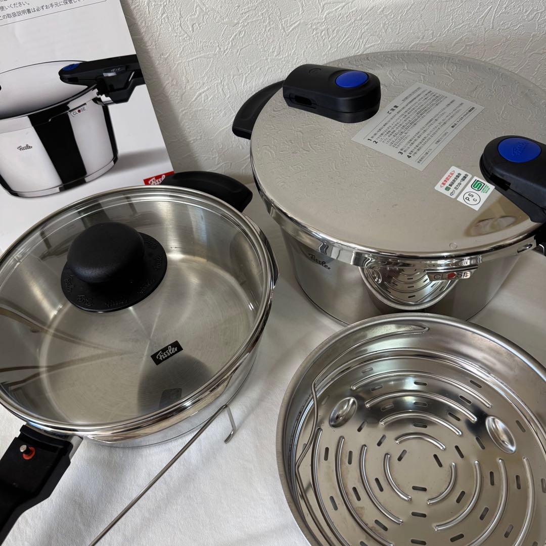 フィスラー　圧力鍋　スキレット　中古