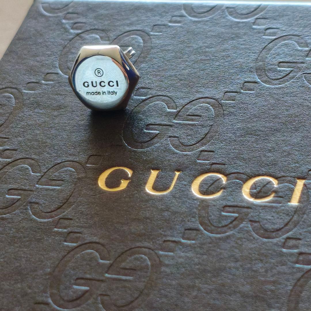 【未使用】GUCCI グッチ ピアス 片耳 ヘキサゴン