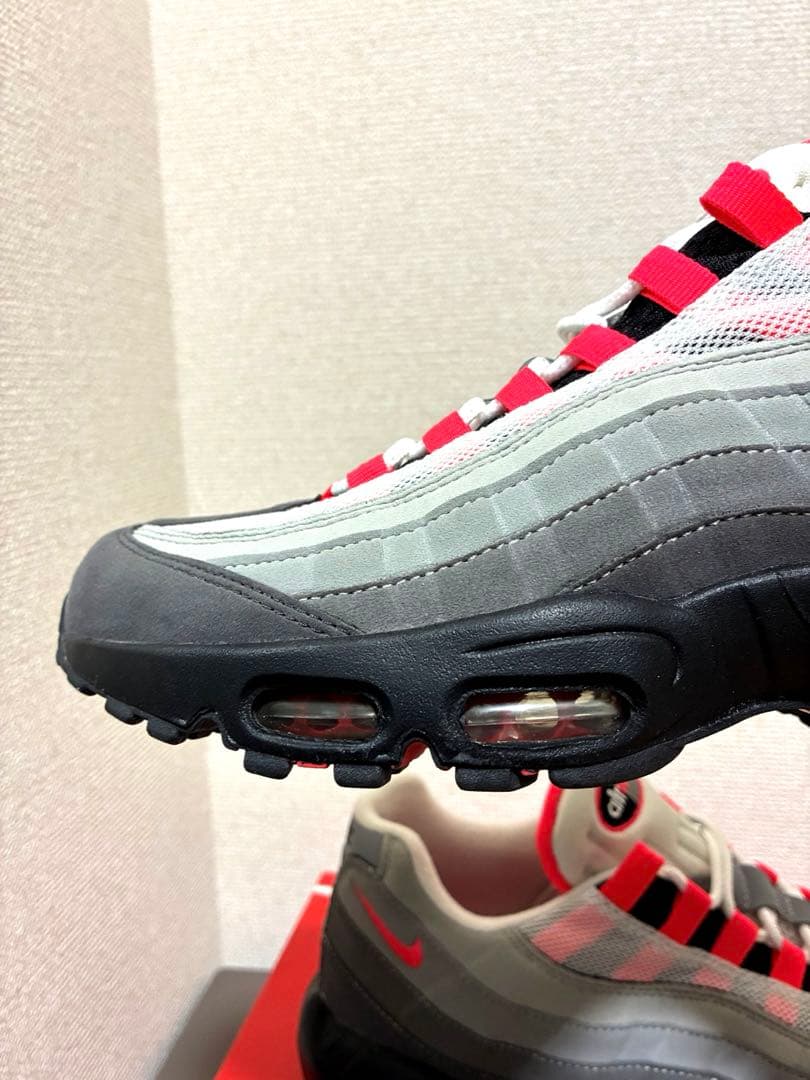 【急遽大幅値下げ中】AIRMAX95 OG 2018\"ソーラーレッド\" 28㎝